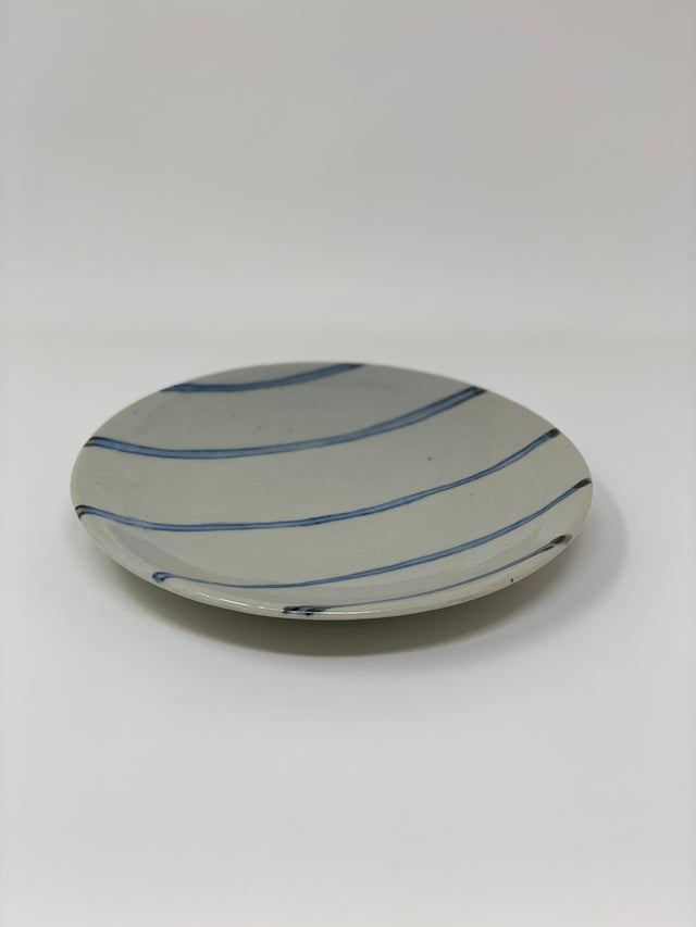 Shigetsu-Gama / Striped Cup and Saucer