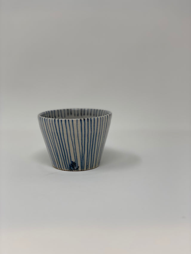 Suigetu Gama / Hand Painted Striped Cup