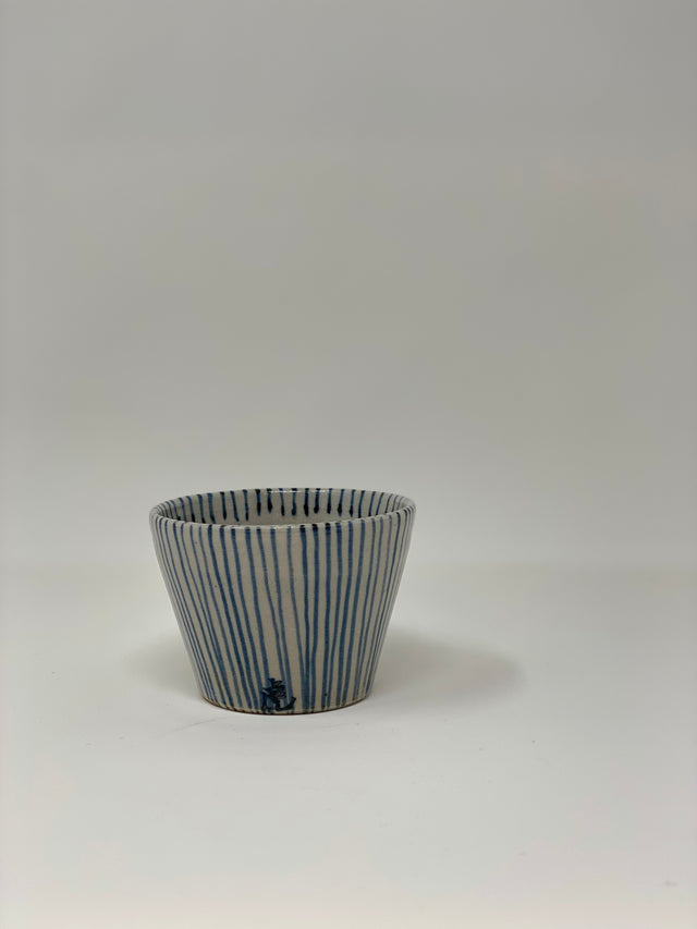 Suigetu Gama / Hand Painted Striped Cup