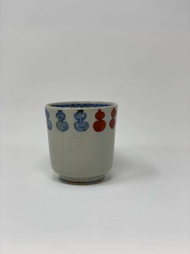 Suigestu-Gama / Tri-Color Design Teacup